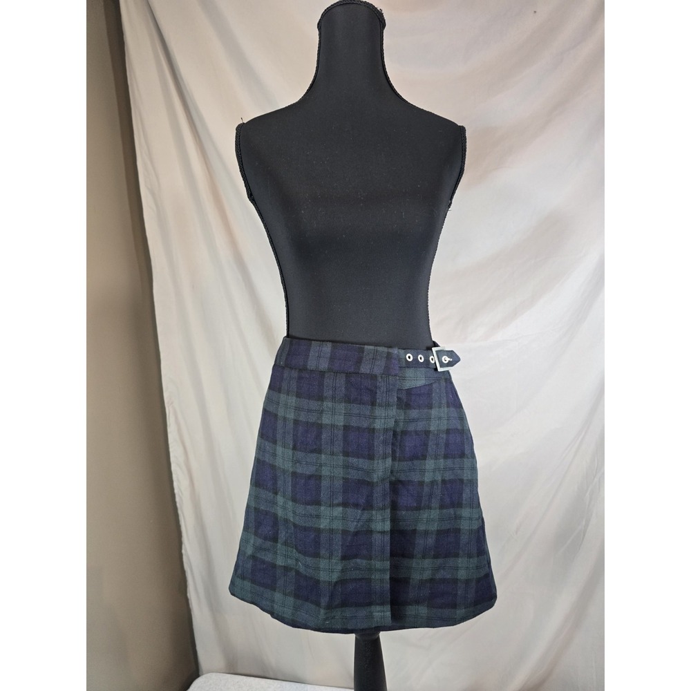 John Galt Womens Plaid Adjustable Skirt. New With Some Type Of Tag